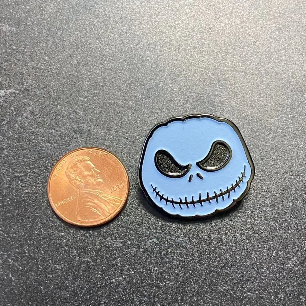 Jack Skull Enamel Pin/ Brooch